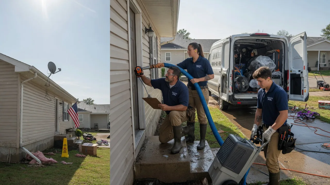 Ceiling Water Damage Restoration in Windsor, MO near me